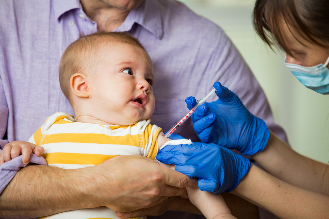 Infant children vaccination.